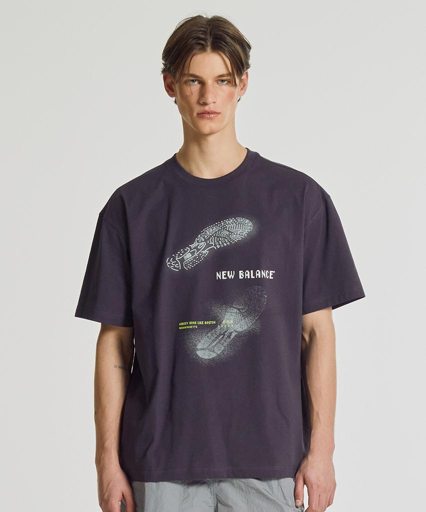 Nyuballanseu Nbneg31703 / Uni Trackster Short Sleeve Tee (Purple)