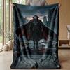 Soft Flannel Blanket Lightweight Cozy Bedroom Living Room CoverDracula