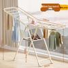 Foldable Wing-Shaped Clothes Drying Rack for Indoor/Outdoor Use