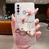 For Tecno Spark 7 Pro 8 8p 8t 9T (India) Cases Butterfly Phone Cover Spark7 7T 7Pro Bag Soft Silicone Transparent TPU Jelly Case