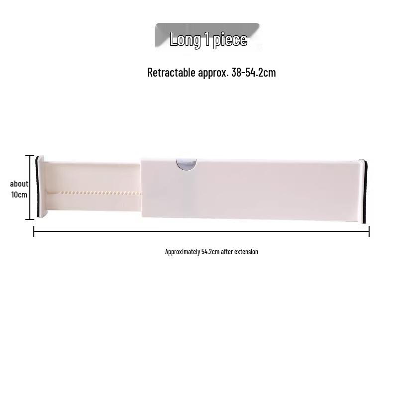 Adjustable Non-Punch Plastic Drawer Dividers for Cabinets and Wardrobes