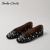 Women Ballet Flats Rhinestone Slip-On Casual Shoes Fashion Comfortble Flat Shoes