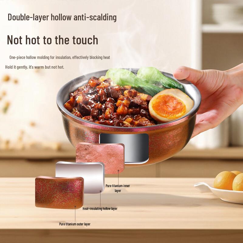 Xinke Pure Titanium Soup Bowl XTK-3005