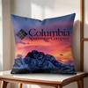 CColumbiaS Outdoor Brand Cushion Cover Natural Linen Organic Fabric DoubleSided Printing Couch Pillow Covers Home Decor