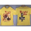 Vintage Mercyful Fate Band Shirt Mens Medium Yellow King Diamond Black Metal
