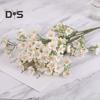 Artificial Flowers Lush Spring Decoration Vibrant Color Gypsophila Silk Flowers Bouquet