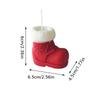 Christmas Handmade Candles Party Decoration Aromatherapy Christmas Gift Room Fragrance Festive Atmosphere 6x6.5x4.5cm