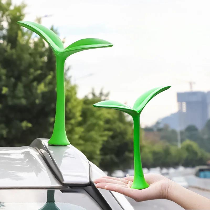 Dekorace na střechu auta 3D Trojrozměrná nálepka na auto Květinový pupen Tykadla Sazenička Ďáblovy rohy Hraj si na roztomilého Protinárazové doplňky