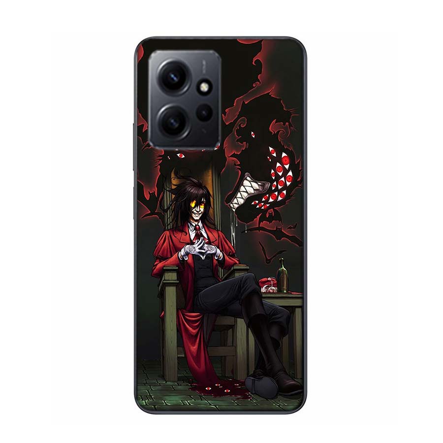 Alucard Helsing Phone Case For Redmi 12 13C 12C 15C 9 10 10C Note 13 Pro Plus 14 15 Pro 9T 9C 9A TPU Soft Cover Clear Cell Cases