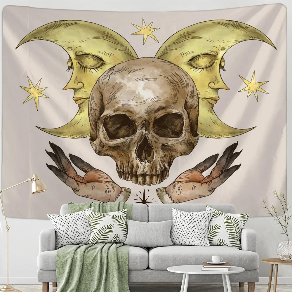 Retro Psychedelic Mushroom Tapestry Office Living Room Tapestry Home Wall Decoration Tapestry