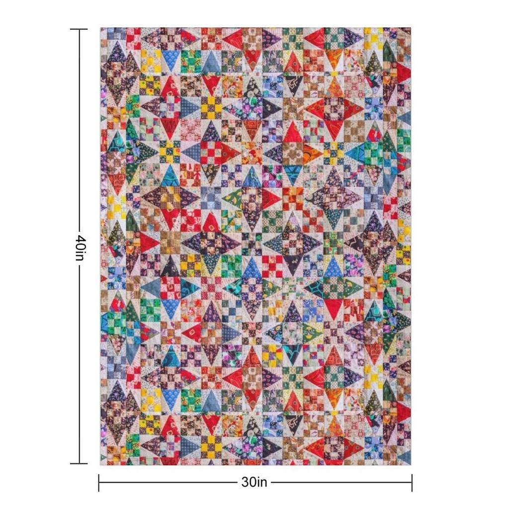 Red Tone Patchwork Throw Blanket Giant Sofa Designers for sofa Winter beds Blankets