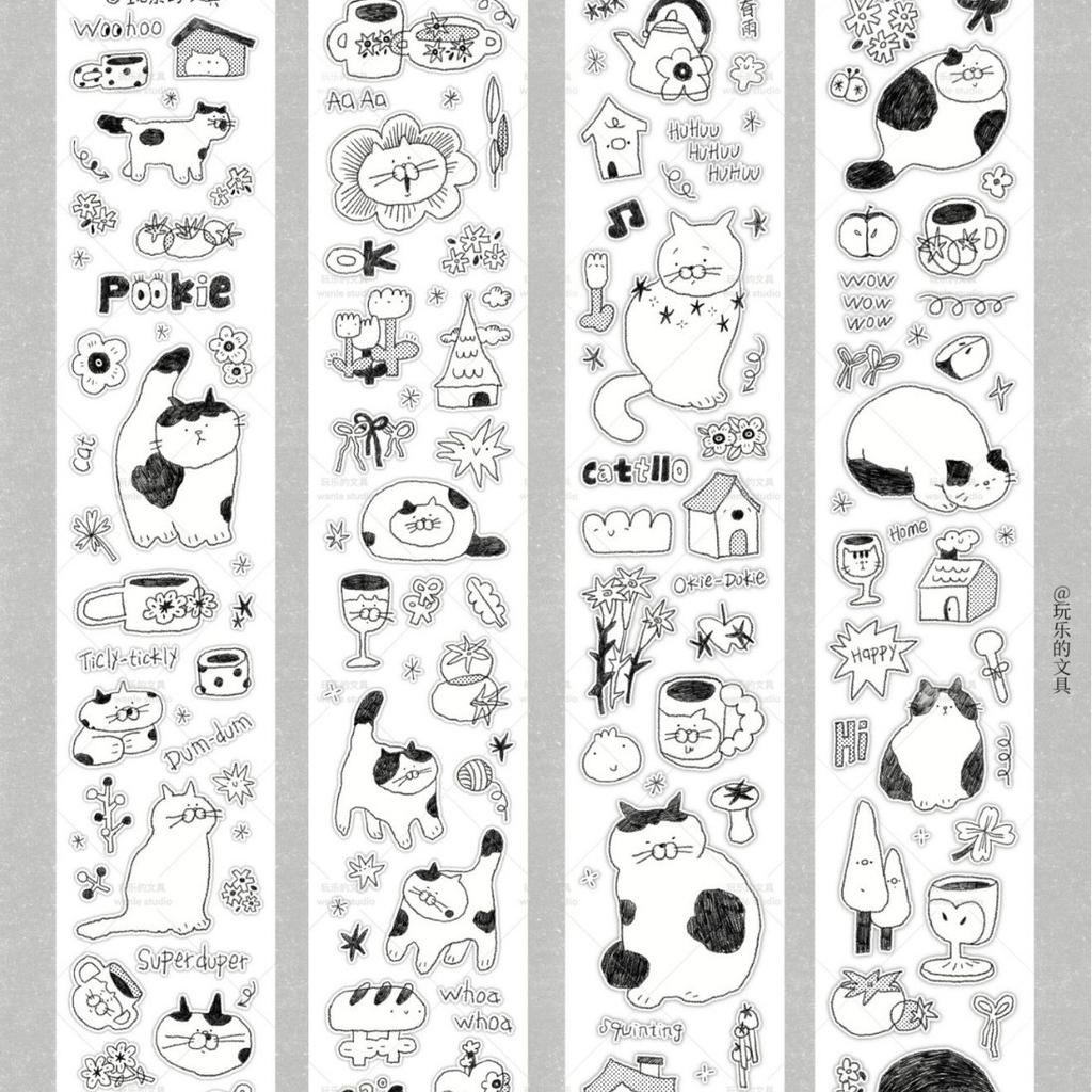 1pcs/1lot Decorative Adhesive Tapes Playful stationery Scrapbooking DIY Paper Japanese Stickers
