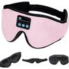Kabellose Bluetooth 5.2 Schlafmaske Schlafkopfhörer Augenmaske Bluetooth-Kopfhörer, 3D-Augenmaske zum Schlafen Musik Schlaf-Kopfhörer für Männer/Frauen Mus