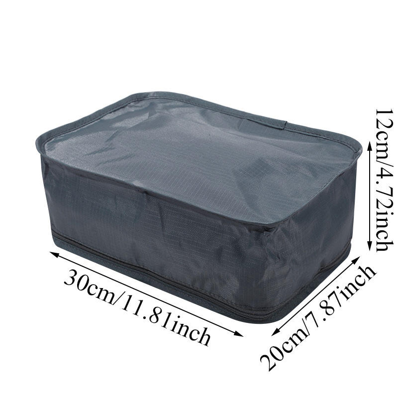 Travel Organizer Bag Reisebag Duffel Bag Oppbevaringsbag Reise Oppbevaringsveske Sett Sammenleggbar kompresjonsveske