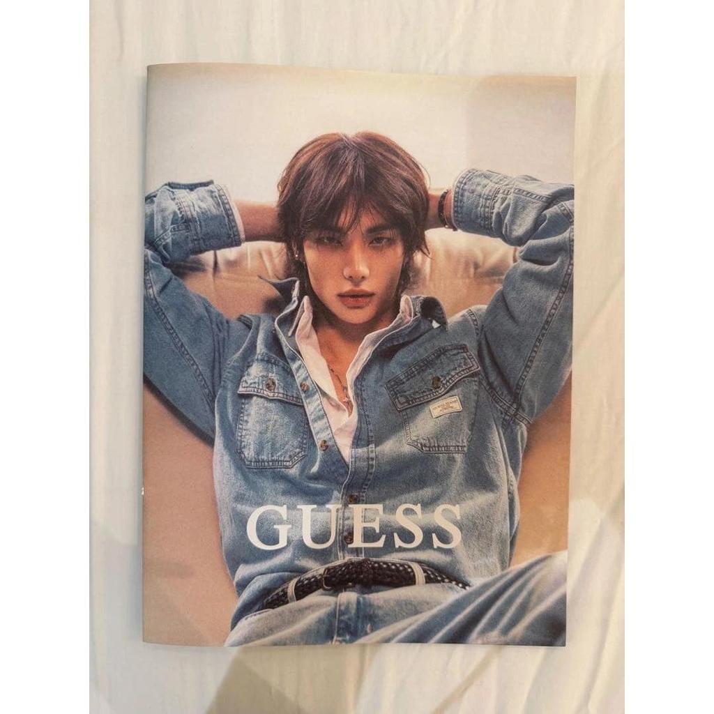 Guess STRAY KIDS HYUNJIN KOREA POP-UP Lookbook Tarpaulin Bag