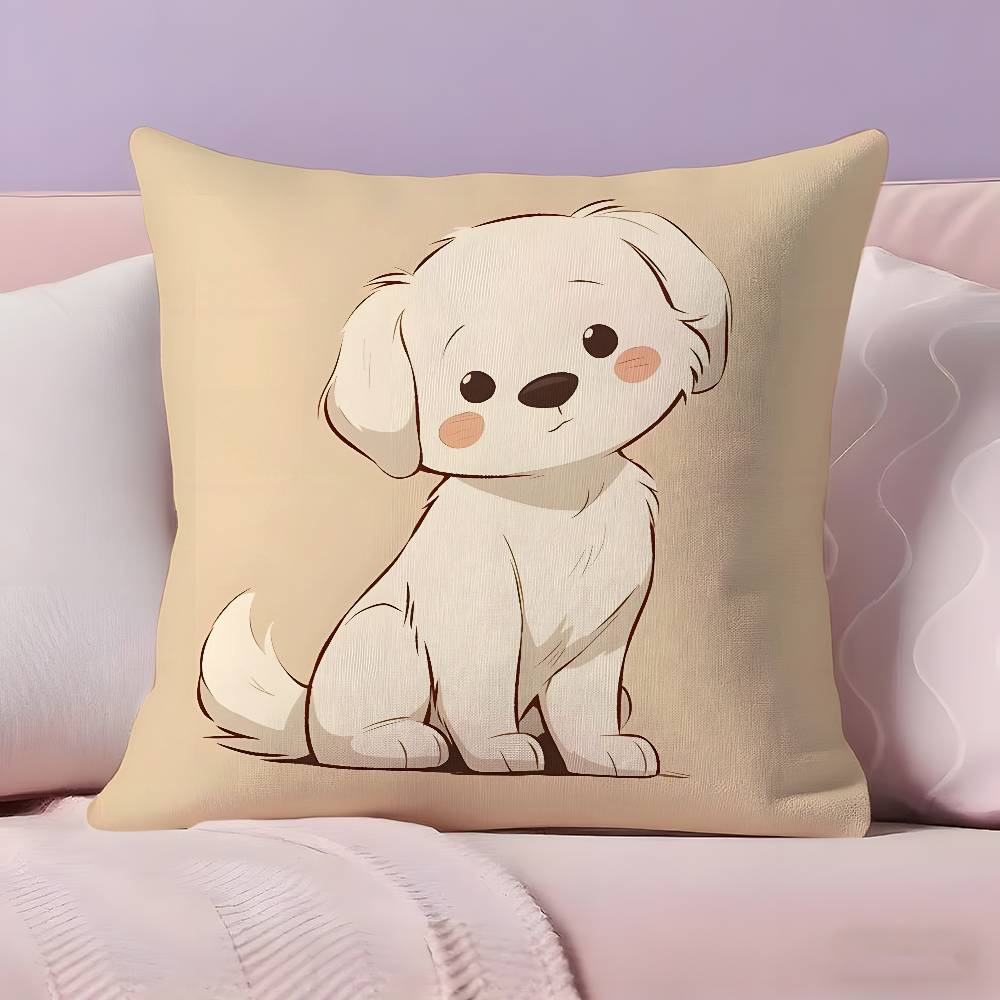 Cute And Adorable Puppy Pillow Case Ultra Soft Skin Friendly Fabric Cloud Like Comfort & Concealed Zipper