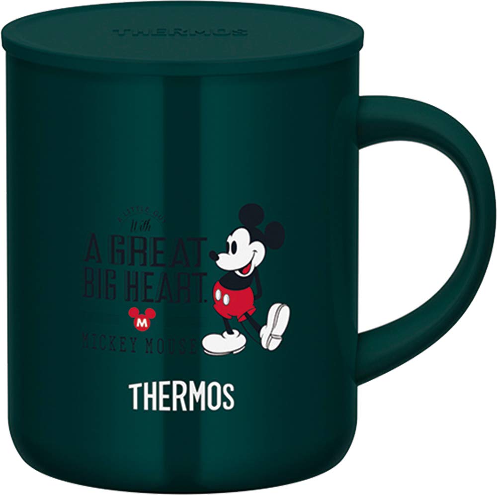 

Thermos JDG-350DS DG Vacuum Insulated Mug, 11.8 fl oz (350 ml), Mickey Dark Green