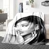 Elegant Beauty Pose Blanket Soft Throw Blanket For Home Bedroom Bed Sofa Travel Office Solid Christmas Blanket