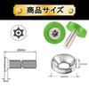 Car License Plate Anti-Theft Bolt License Frame Security Screws M6 (Green)