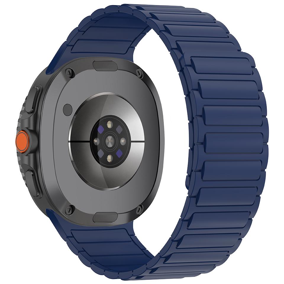 Magnetický silikonový řemínek k hodinkám pro Samsung Galaxy Watch 8 Classic 46mm Pánský řemínek pro Samsung Galaxy Watch 8 40/44mm Náhradní