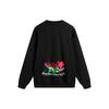 Li Ning X Disney Hugging Dragon Collaboration Round Neck Long Sleeve Loose Fleece Sweatshirt Unisex Sweatshirt Black AWDU497-6