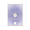 Tapioca Planetes Acrylic Trading Card Case Purple Glitter Photocard Holder
