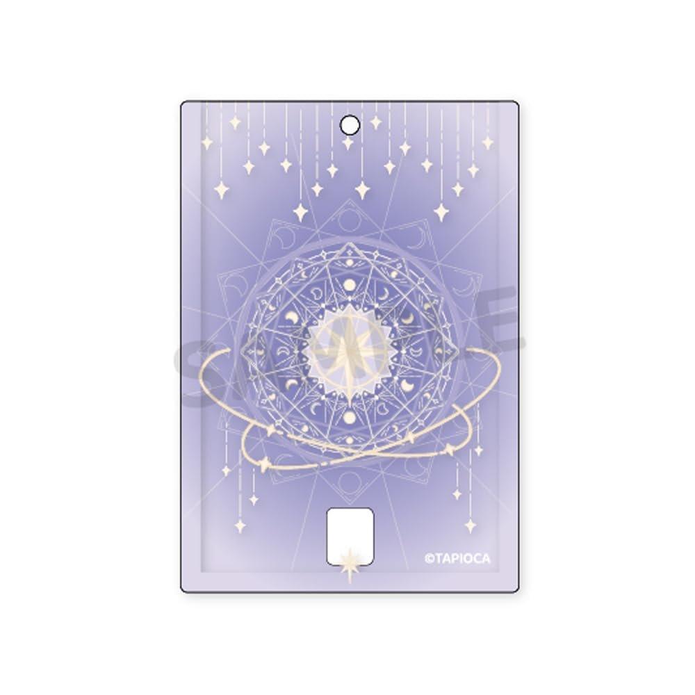 Tapioca Planetes Acrylic Trading Card Case Purple Glitter Photocard Holder