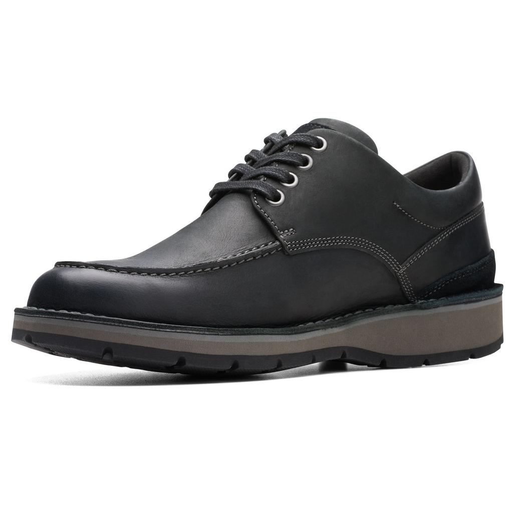 Clarks Gravil Series Leather Comfortable Versatile Casual Shoes Men sneakers Black 261745738