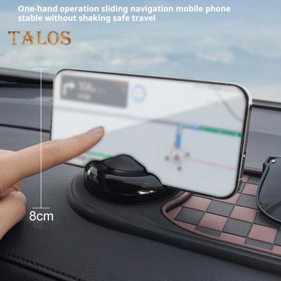 Πατάκι Αυτοκινήτου Πολλαπλών Λειτουργιών Αντιολισθητικό με Αριθμό Στάθμευσης για Προσωρινή Στάθμευση, Ταμπλό Αυτοκινήτου, Περιστρεφόμενη 360 Μοιρών Θήκη Κινητού Τηλεφώνου