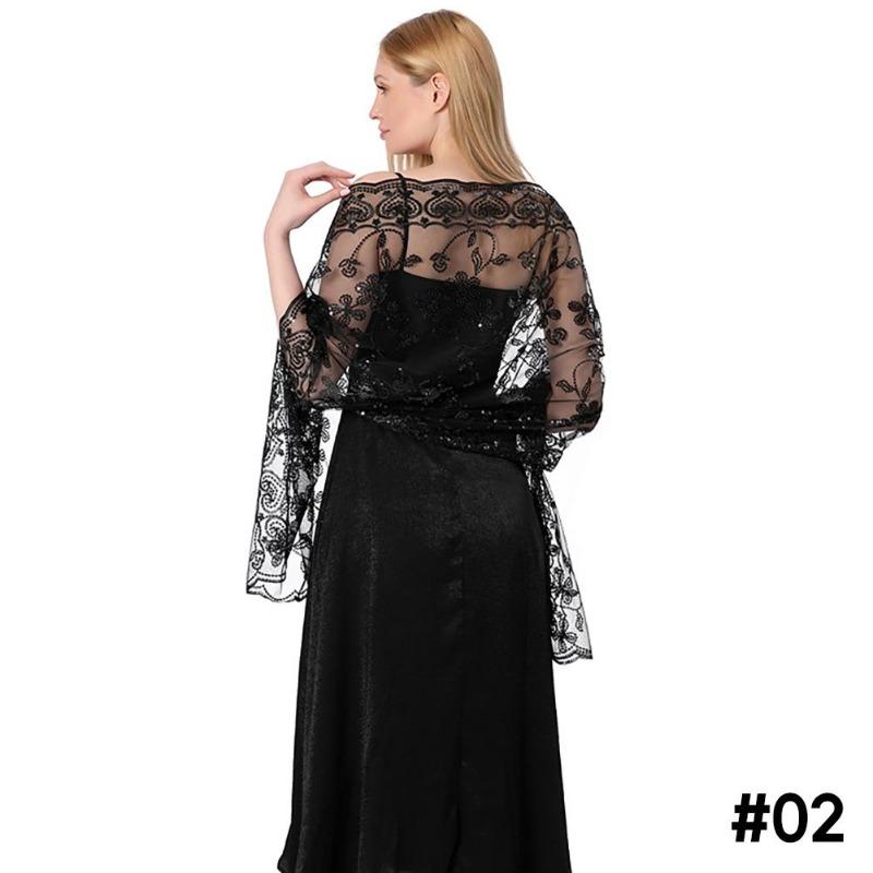 Sequ Shawl Wraps for Evening Dresses Wedding Decoration Scarf Elegant Hijab Cover for Ramadan Festivals Women's Modest Fashion Floral Shawl