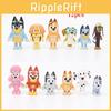 Adorable 12pcs Bluey Joint Movable Cake Decorations For Your Home Decorations