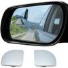 New Stick-on Blind Spot Mirror HD Frameless Glass 360° Rotating Adjustable for All Universal Vehicles Car (Sector)