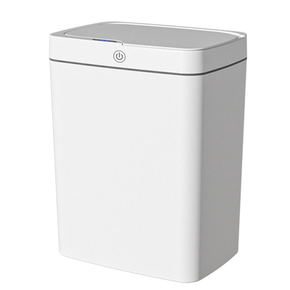 18L Smart Trash Can with Induction Lid and Long-Lasting Battery for Living Room