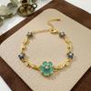Bracelet Mori flower bow small fresh bracelet, environmentally friendly copper inlaid zircon high quality