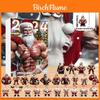 Weihnachts-Countdown-Überraschungsbox Mini-Nikolaus-Anhänger Weihnachtsfeier-Geschenk für Kinder und Freunde