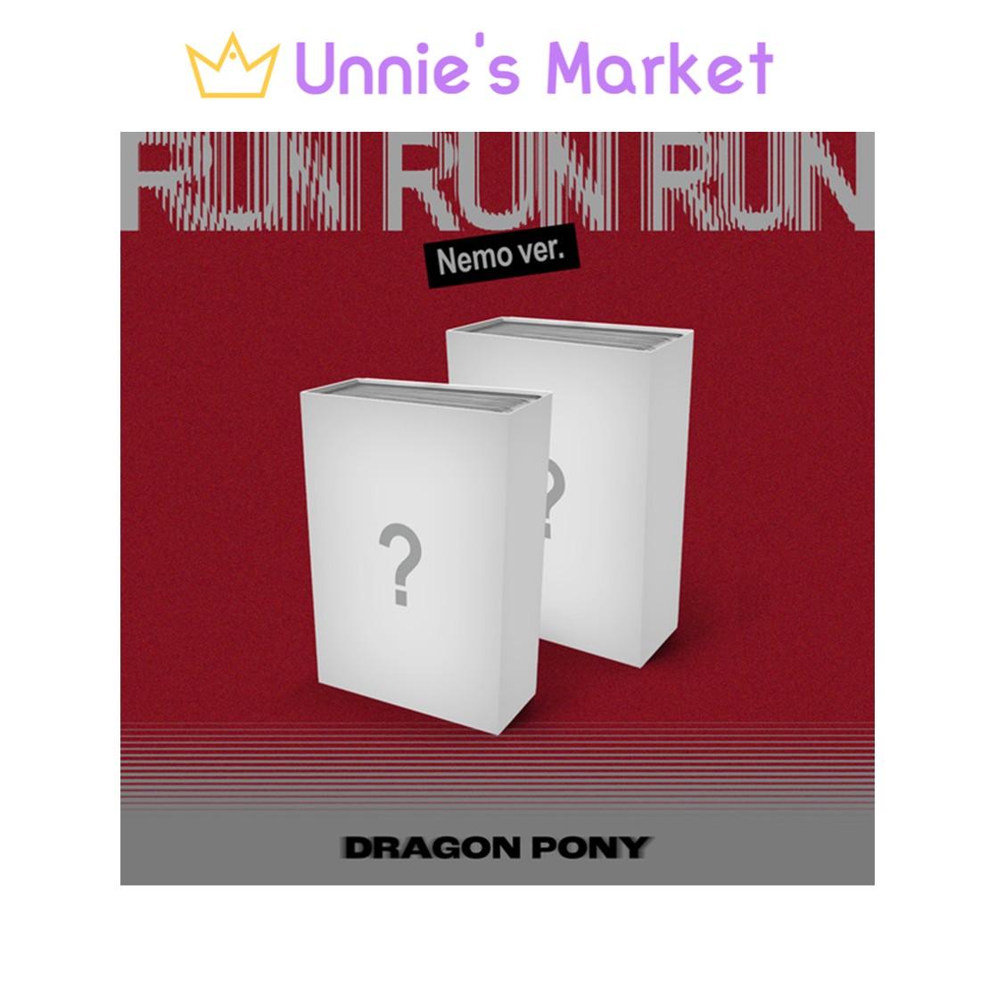 

[Передзамовлення] Dragon Pony [RUN RUN RUN] ] EP Альбом (АЛЬБОМ NEMO) + Безкоштовний подарунок NEMO Album (CD X)