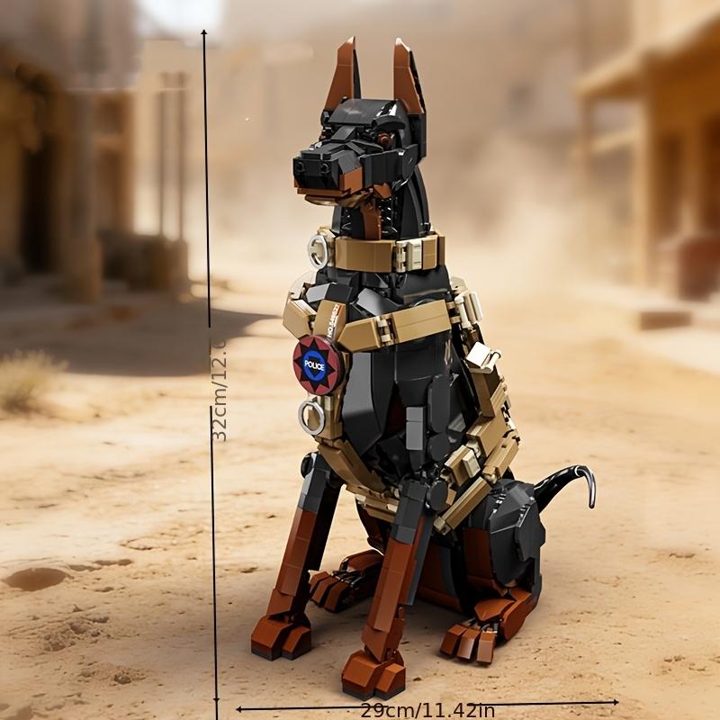 The Ideal Building Block Set For Doberman Dog Lovers, Decorative Pieces For Living Room, Room, Office, Christmas, Valentine'S Day, Halloween, New