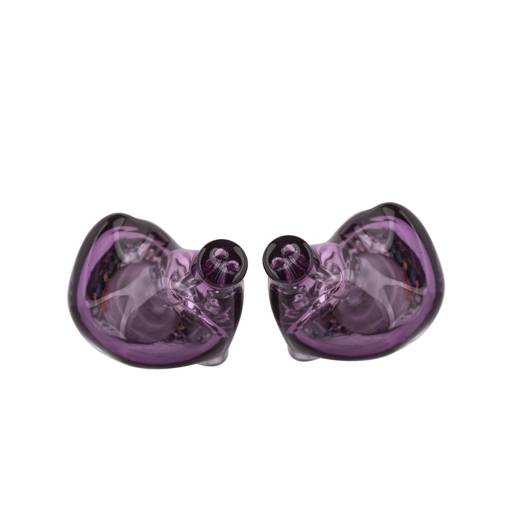 LINSOUL Kiwi Ears Forteza 2DD+1BA Hybrid HIFI Earphones with 3.5mm Jack, HIFI Sound Quality, Deep Bass, Noise Cancelling, Stereo Earbuds, Purple,