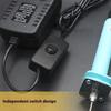 Electric Foam Cutting Pen With Precision Needle Tip Fast Heating For Styrofoam Plastic Rubber Crafting European Power Supply Included