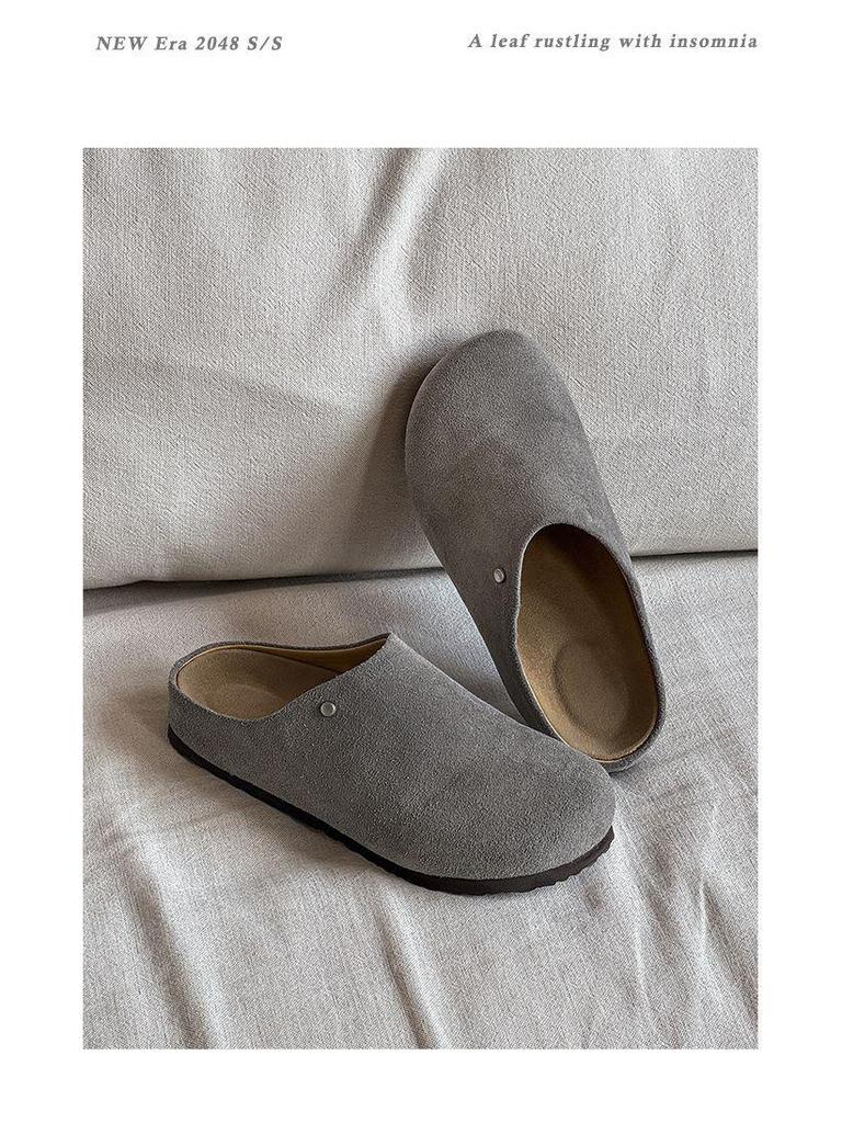 Unisex Retro Suede Slip-On Birkenstock Mules - Summer Breathable Clogs