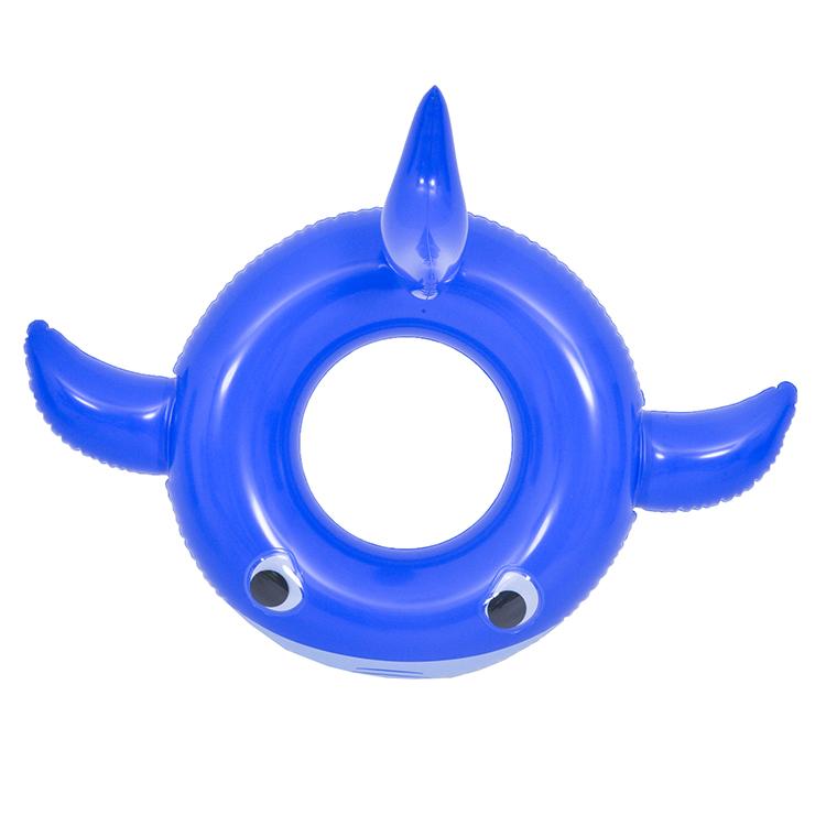 Small Size Shark Swim Ring Inflatable Swimming Pool Float for Kids