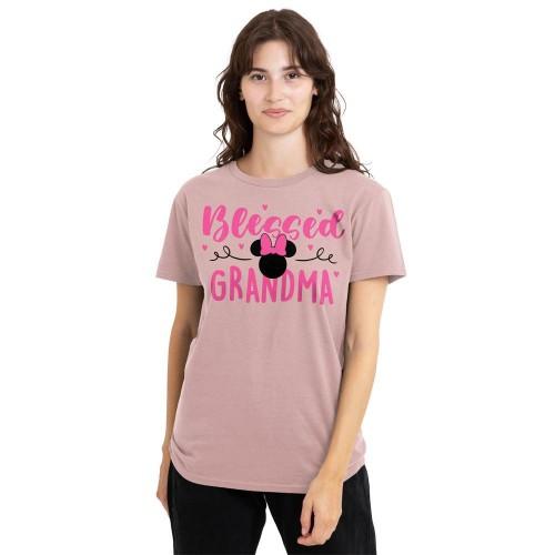 Minnie Mouse Unisex Adult Blessed Grandma Small T-Shirt