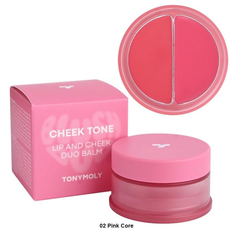 TONYMOLY - Cheek Tone Lip And Cheek Duo Balm - 9 Colors