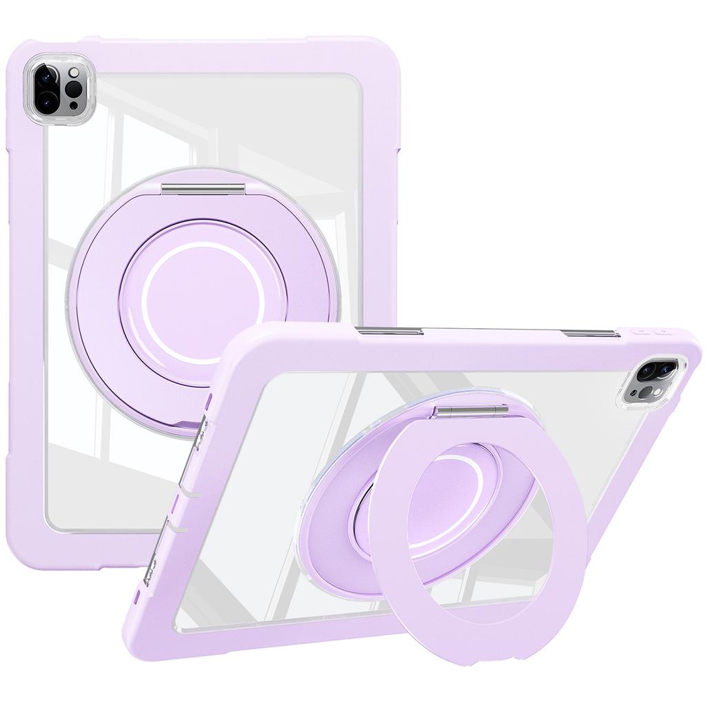 For iPad Pro 11 (2022)/(2021)/(2020)/Air (2022)/(2020) Case Swivel Kickstand PC+Silicone Anti-Drop Tablet Cover