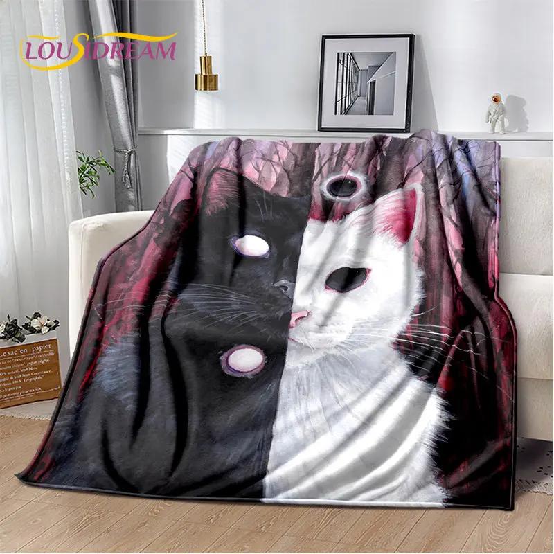 D Gothic Horror Ghost Skull Soft Plush Blanket Flannel Throw for Living Room Bedroom Bed Sofa Picnic Cover Kids