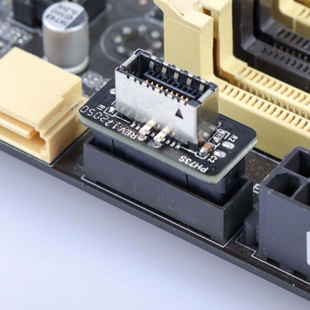 ABS 20pin to 19pin Converter Type E Adapter USB 3.0 Internal Header to USB 3.1/3.2 Type C front