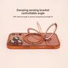 Luxury Plating Magnetic Bracket Phone Case For iPhone 17 16 15 14 13 Pro Max 17Pro Cases For Magsafe Stand Holder Clear Cover