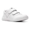 Clarks Leather Round Toe Velcro Non-Slip Low-Top Kids Sneakers White Kids sneakers 261753597