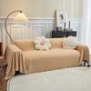 Autumn and Winter Solid Color Thickened Three-Dimensional Suede Sofa Towel Sofa Cover Towel Anti-Scratching Sofa Cover Universal Cover Blanket