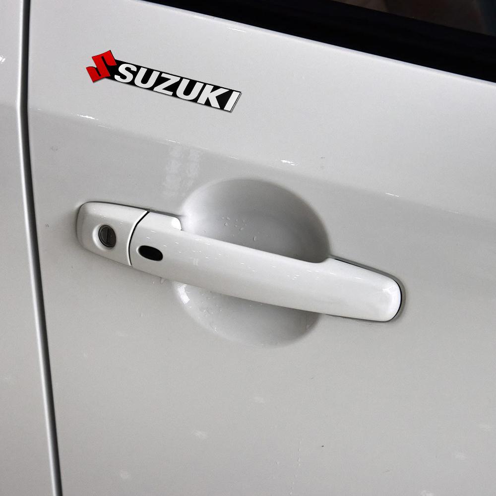 1/2pcs Car Stickers Auto Body Trunk Emblem Decor Decal For Suzuki New Alto Swift Tianyu Escudo Samurai SX4 Shangyue Ruiqi Baleno